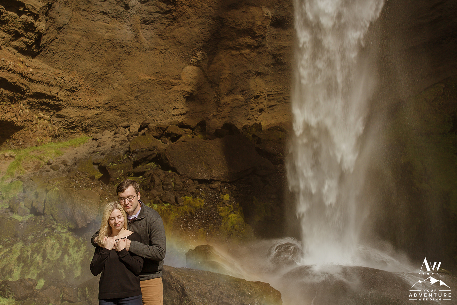 iceland-waterfall-engagement-session